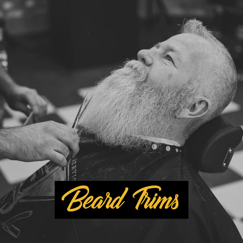 Beard trims available at Kingsmen Hair barbershop, just ask your barber