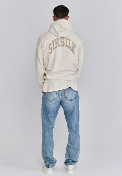 Graphic Hoodie Ecru
