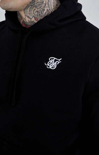 Black Essential Overhead Hoodie