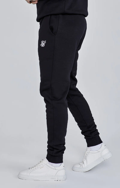 Black Essential Cuffed Jogger
