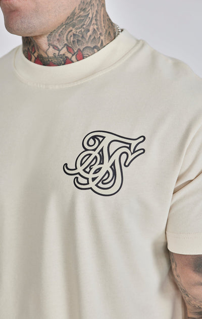 Ecru Logo T-Shirt