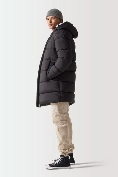 Longline Puffer Jacket
