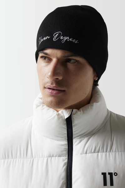 Knitted Beanie - Black