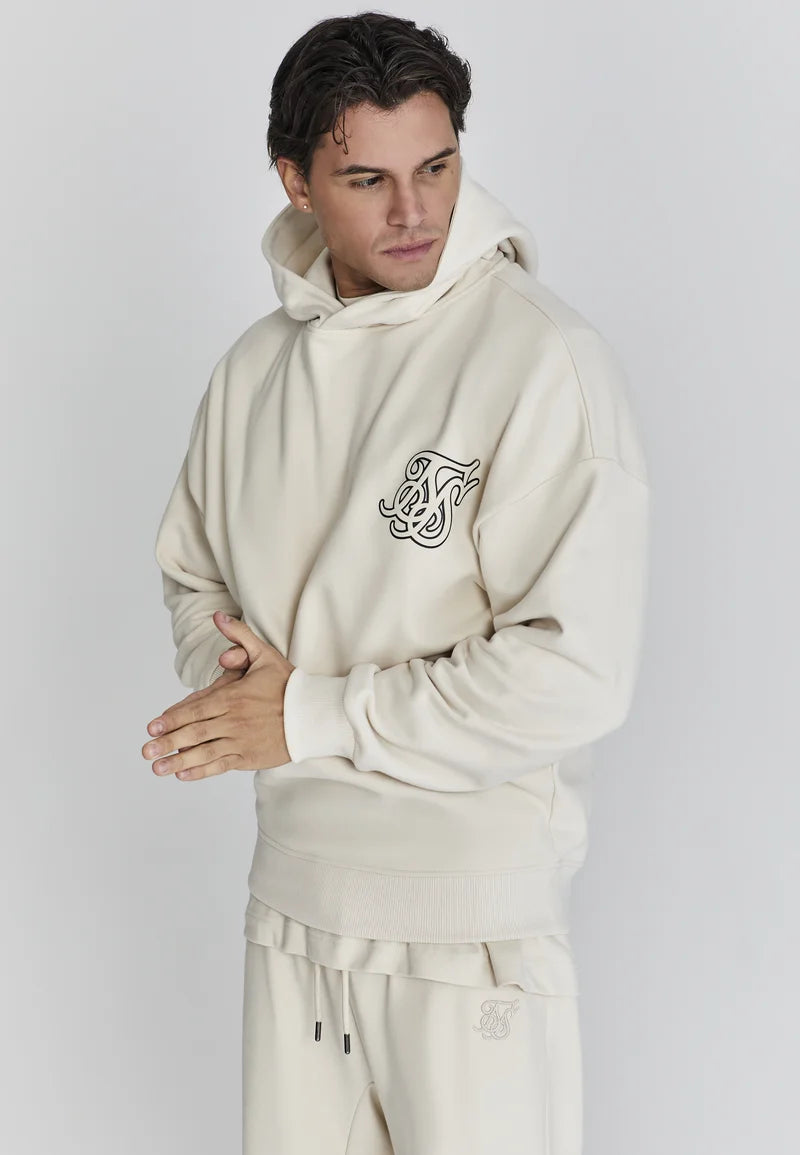 Graphic Hoodie Ecru