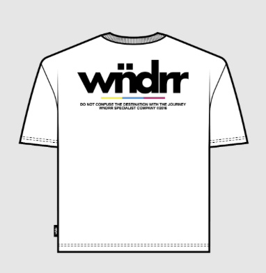 SECTOR BOX FIT TEE / WHT